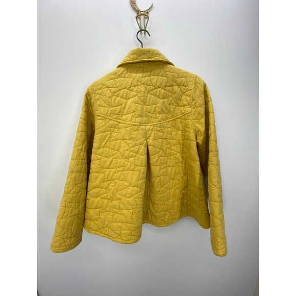 CMC by Color Me Cotton Button Down Jacket Yellow - Picture 4 of 8